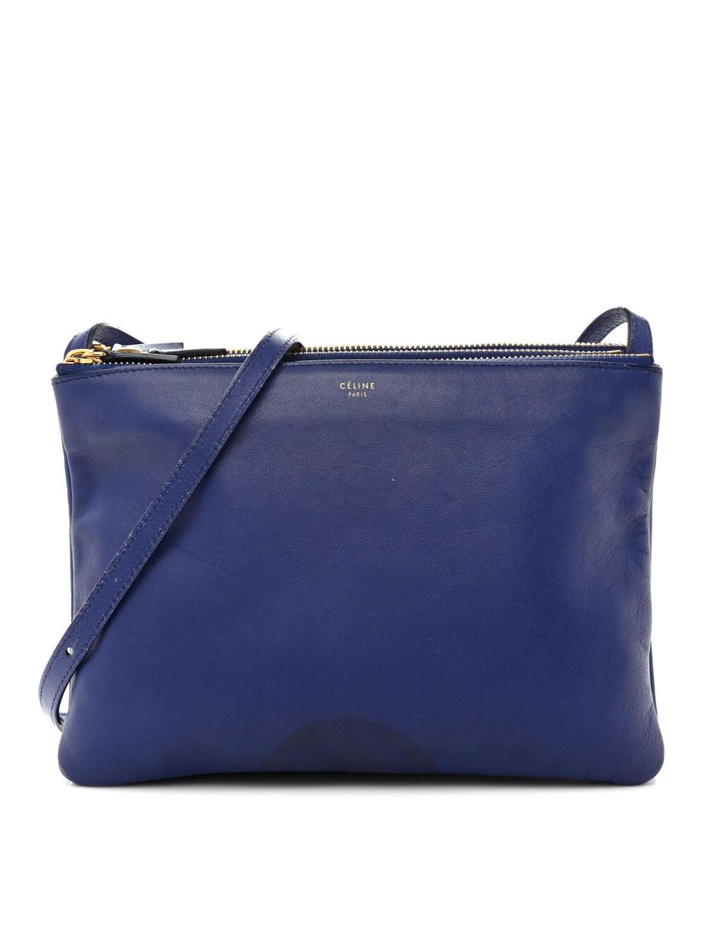 Celine Lambskin Large Trio Crossbody #334349C35B